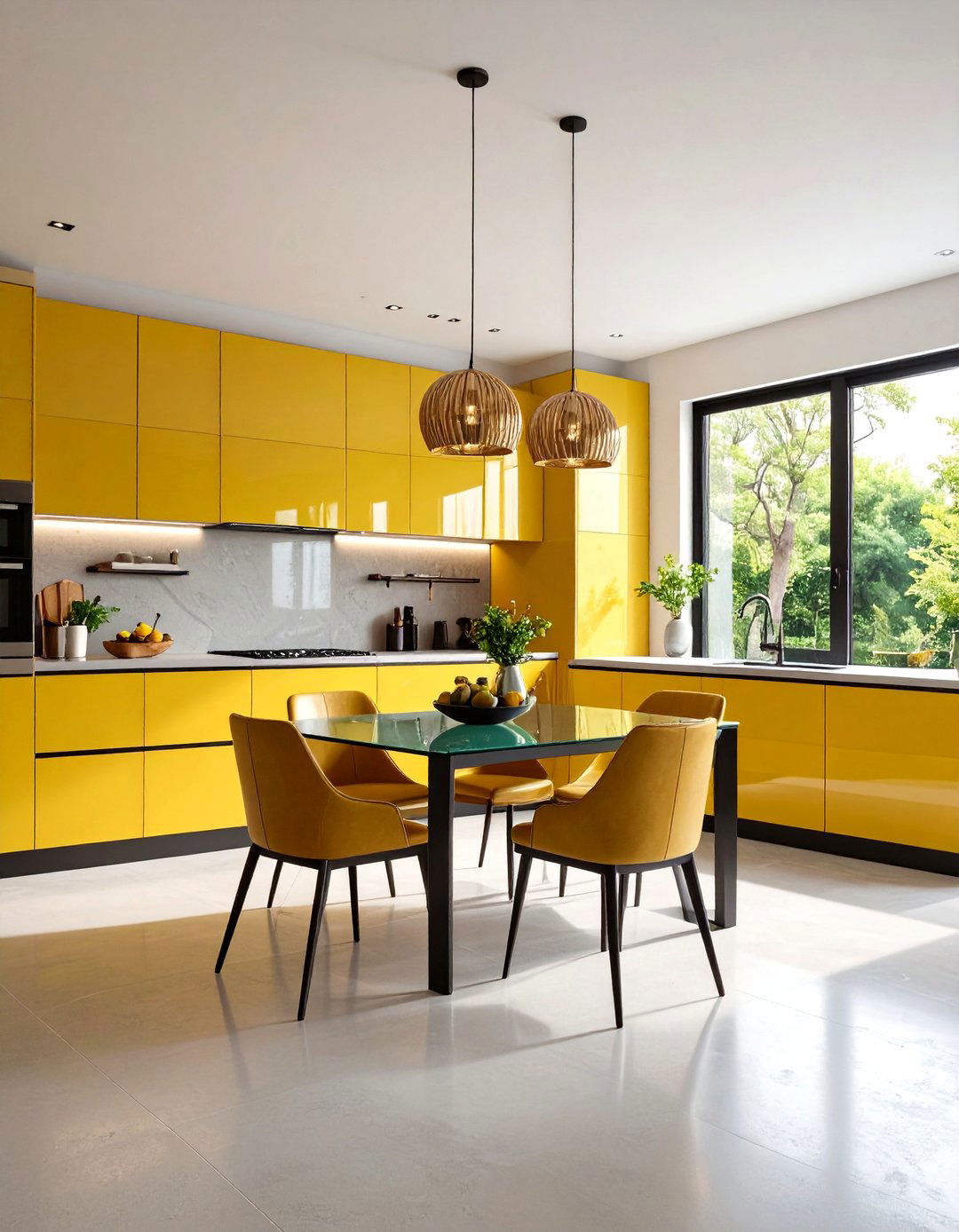 Sleek Urban Kitchen Dining Room - 30 kitchen dining room ideas