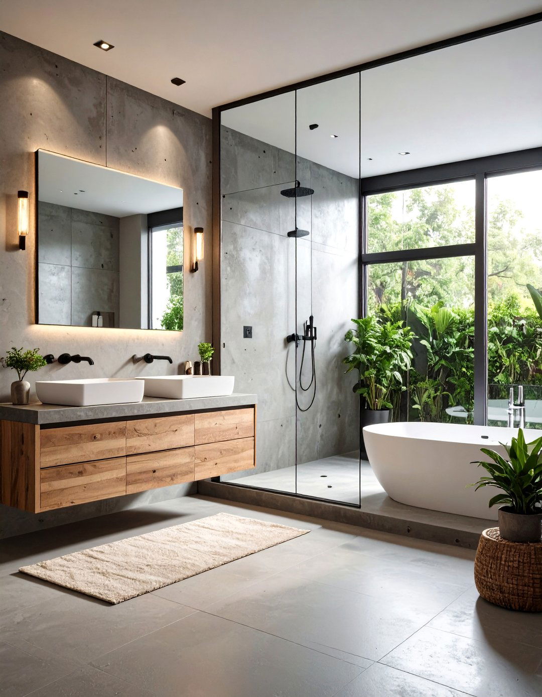 Sleek Urban Loft Bathroom - 30 3d bathroom design ideas