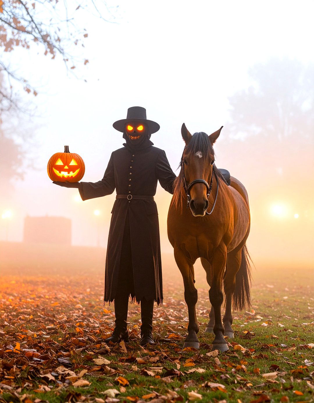 Sleepy Hollows Headless Horseman - 30 halloween decorations outdoor ideas