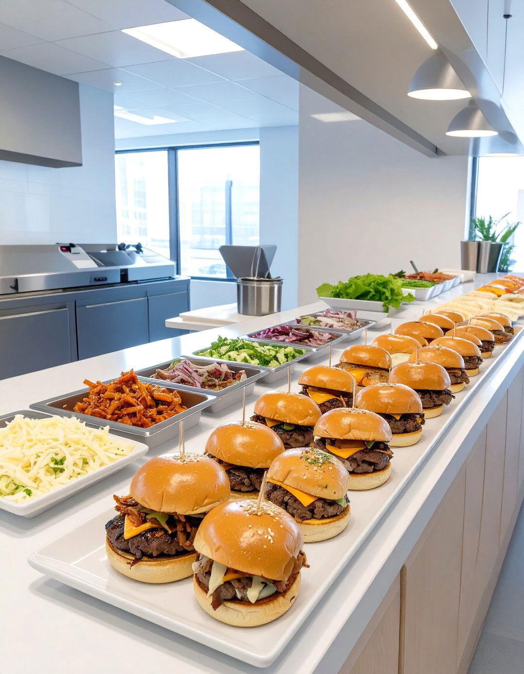 Slider Bar - 30 office lunch ideas for a group