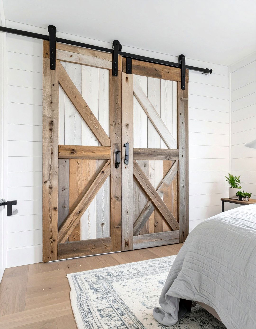 Sliding Barn Doors for Rustic Charm - 30 alternative to closet door ideas