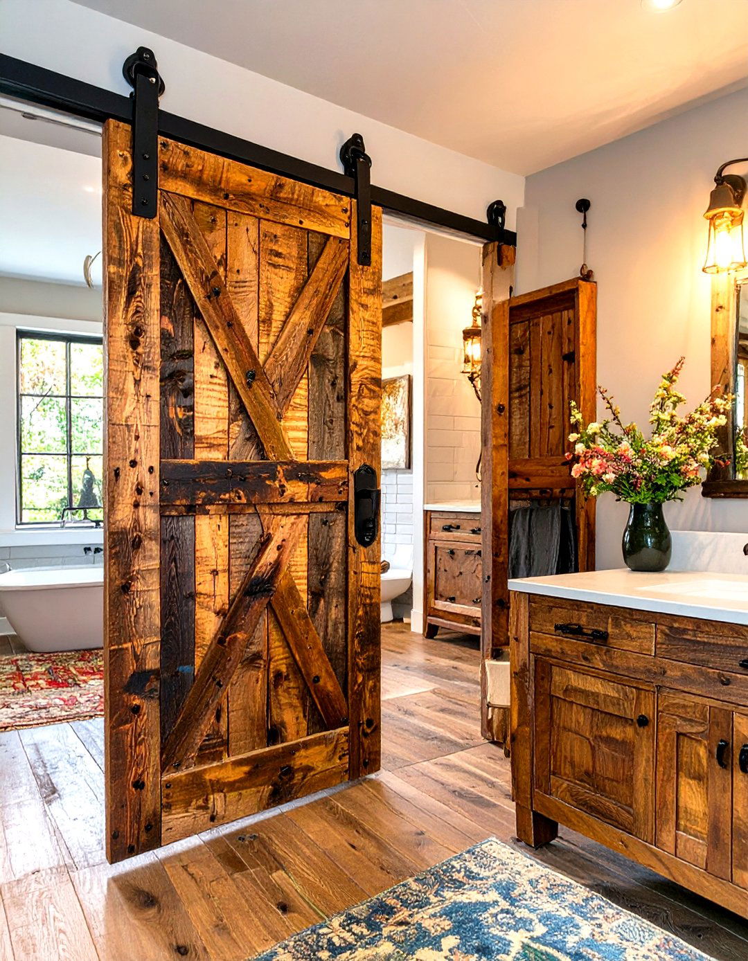 Sliding Barn Doors to Save Space - 30 small home design ideas