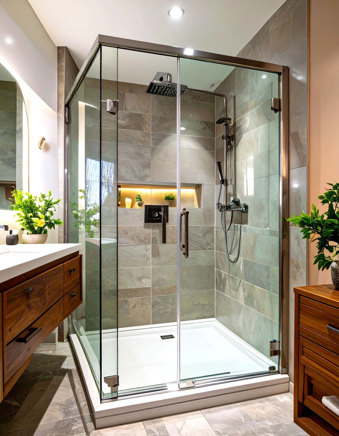 Sliding Door Shower Enclosure - 30 shower enclosure ideas