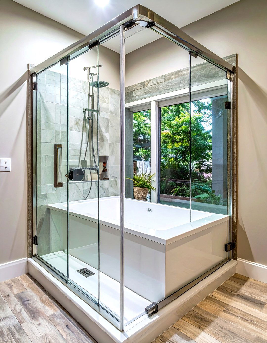 Sliding Glass Shower Door - 30 shower door ideas