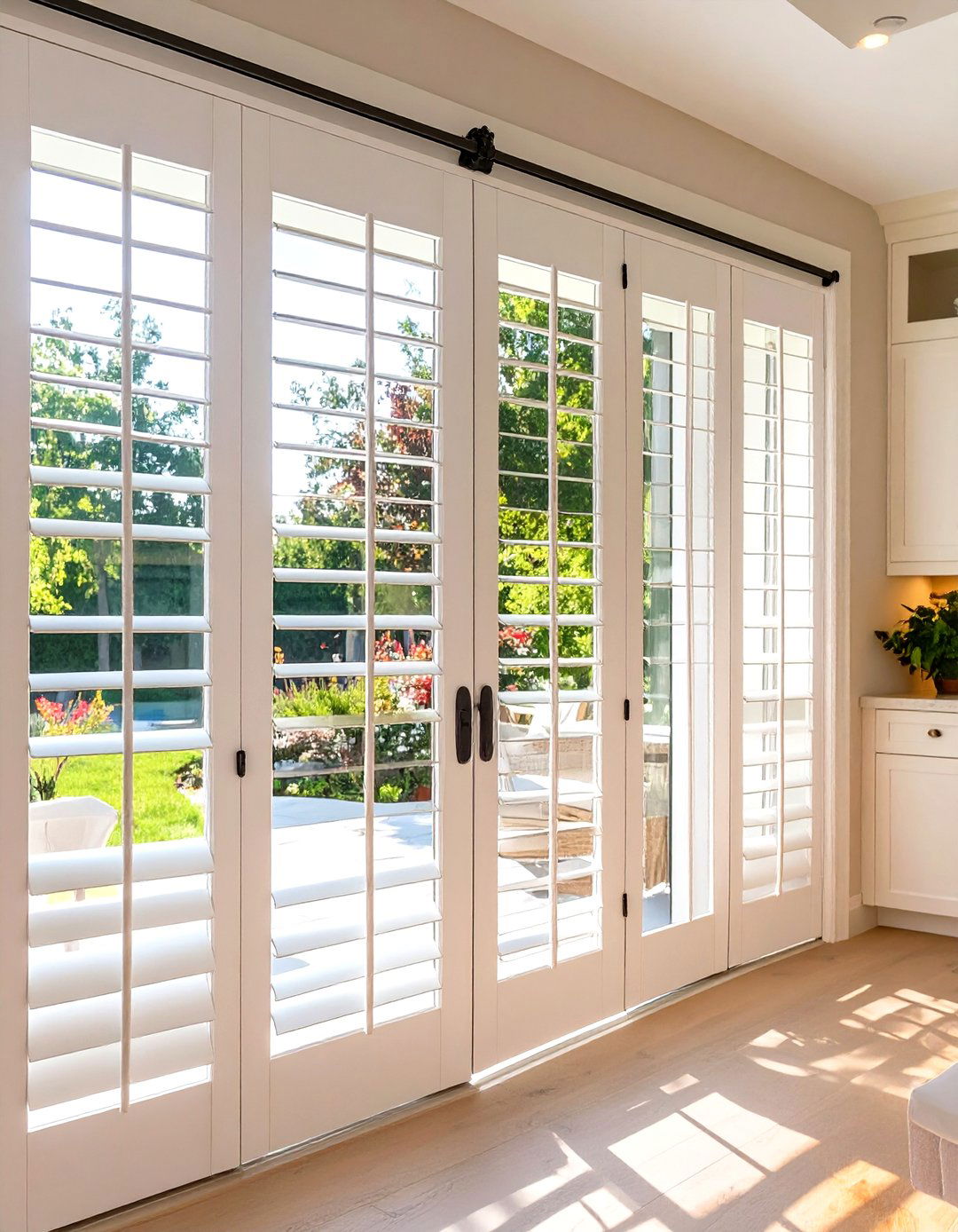 Sliding Shutters as a Curtain Alternative