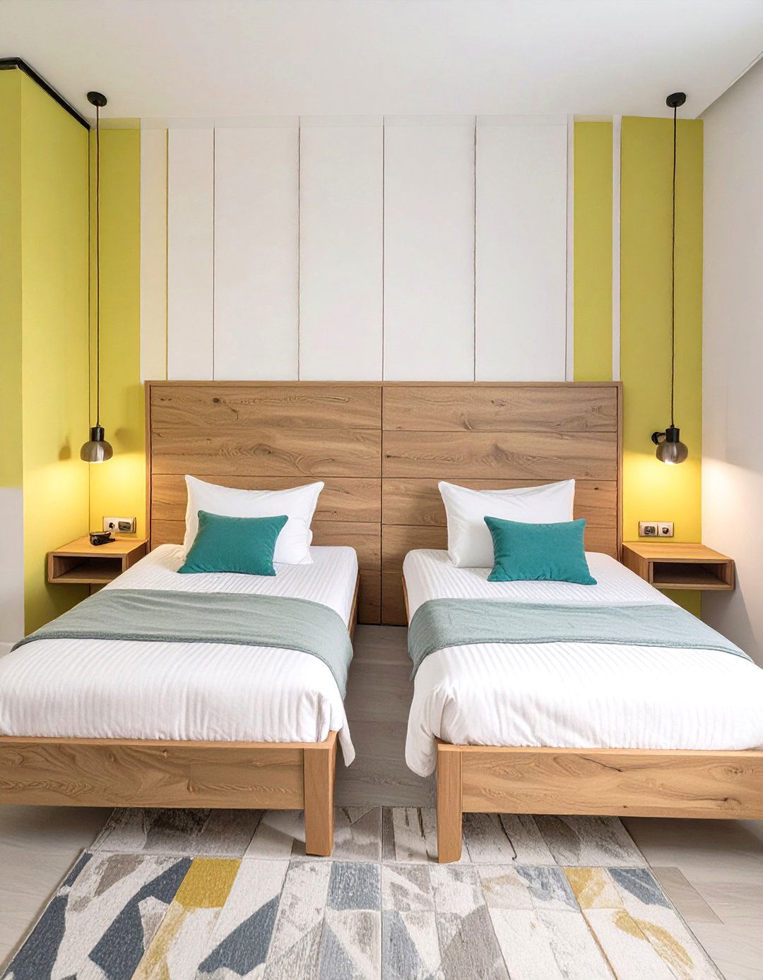 Slim Profile Headboards - 30 twin bedroom ideas for small rooms