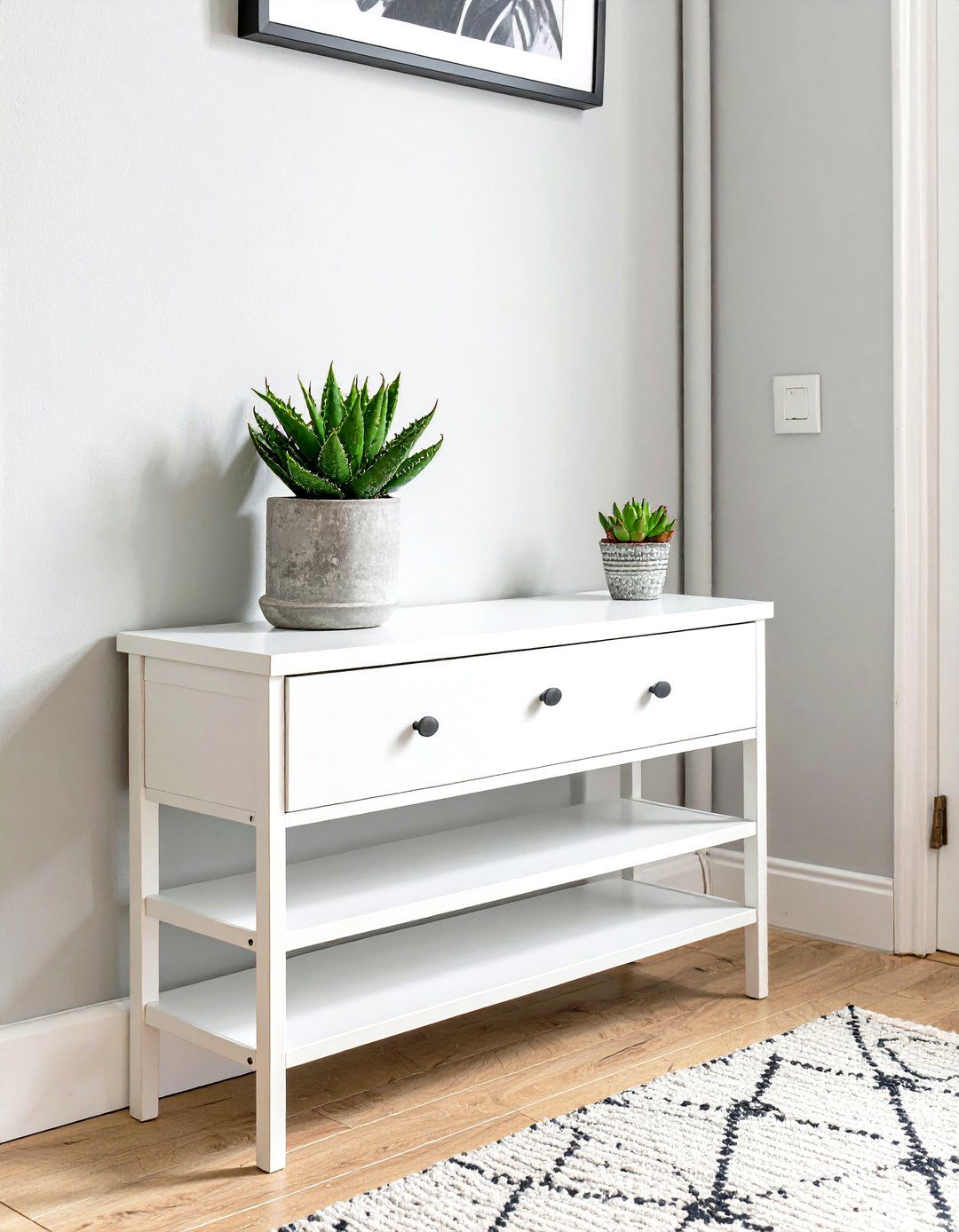 Slim Profile Shoe Cabinet Design - 30 small entryway design ideas