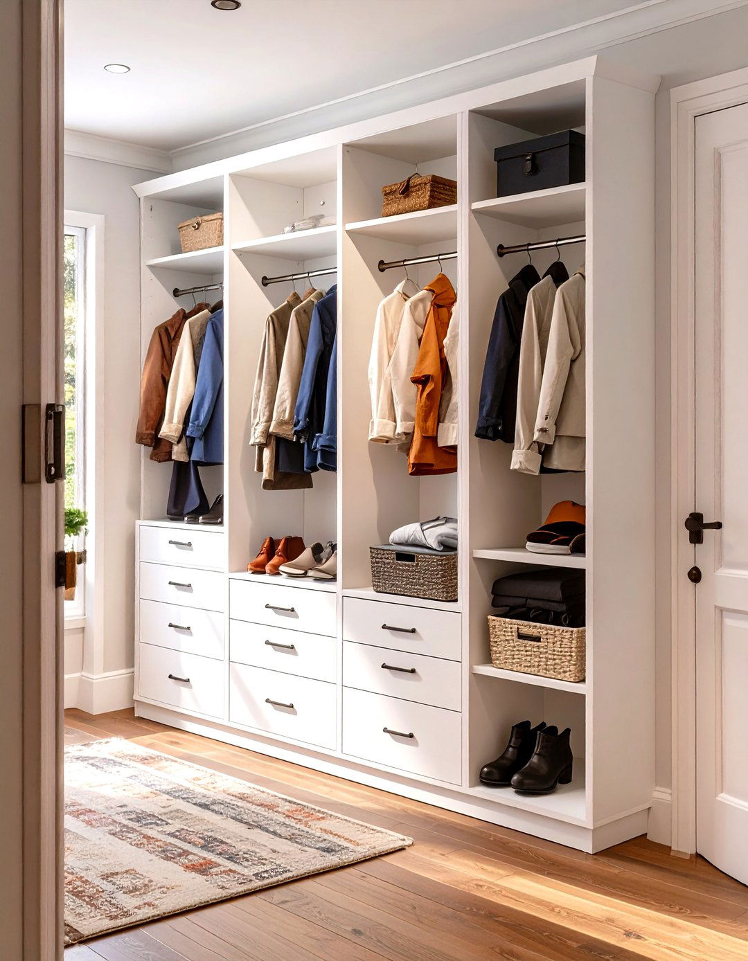 Slim Profile Small Entryway Coat Closet - 30 small entryway coat closet ideas