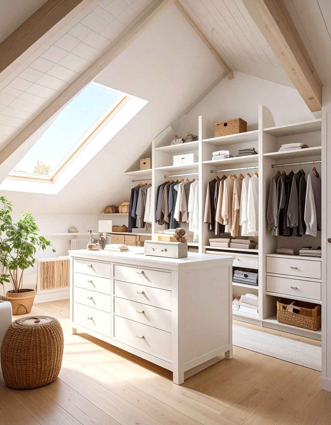 Sloped Ceiling Built In Solutions - 30 attic closet ideas