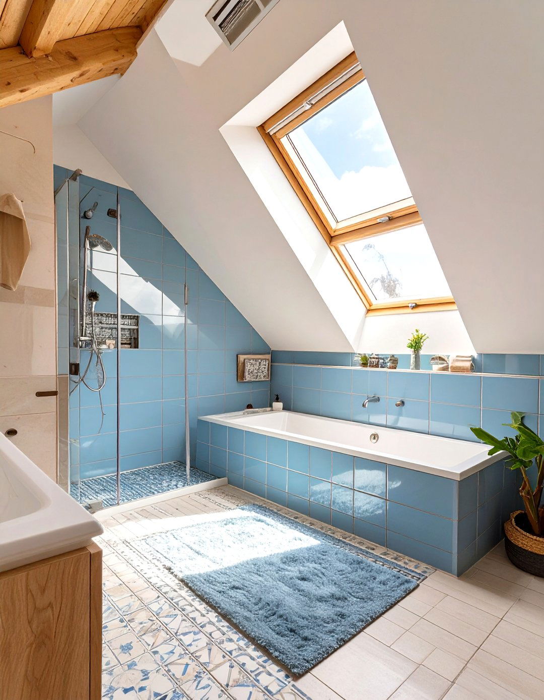 Small Attic Wet Room Conversion - 30 wet room bathroom ideas