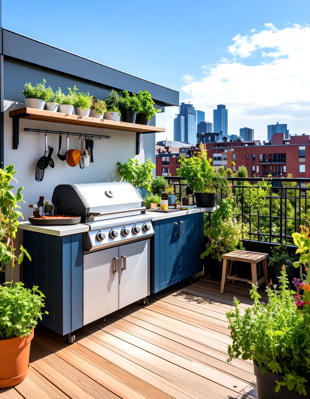 Small Balcony Patio Kitchen - 30 patio kitchen ideas