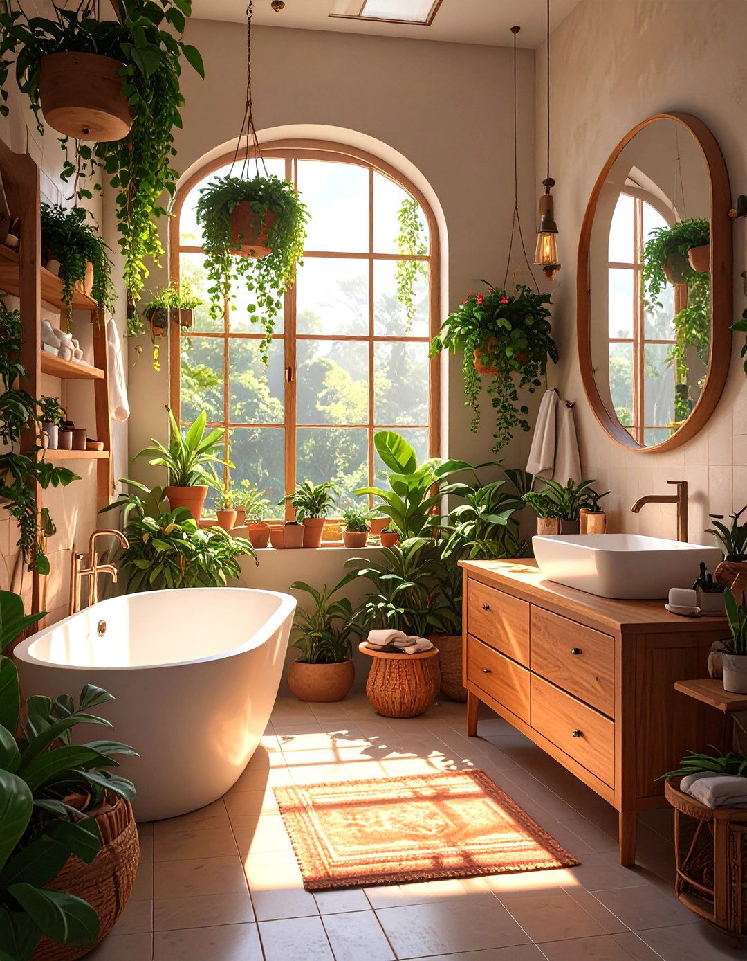 Small Bathroom Biophilic Design Elements - 30 small bathroom trends 2025