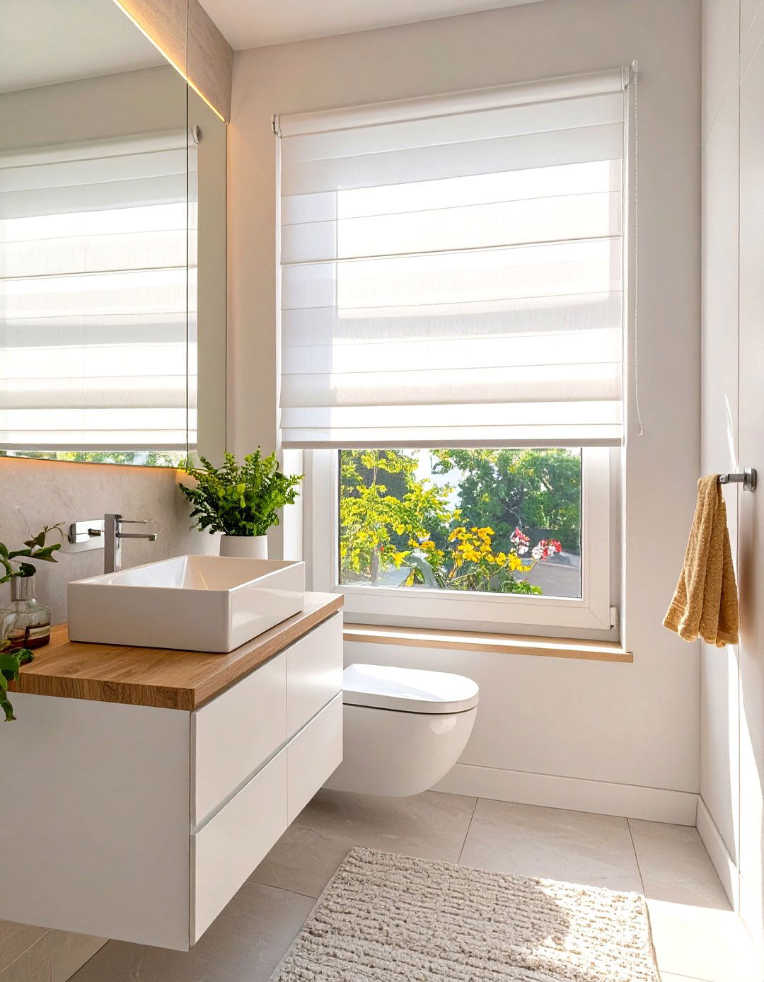 Small Bathroom Cellular Shades - 30 small bathroom window ideas