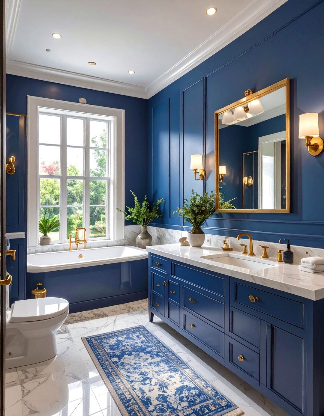 Small Bathroom Color Drenching - 30 bathroom remodel ideas 2022