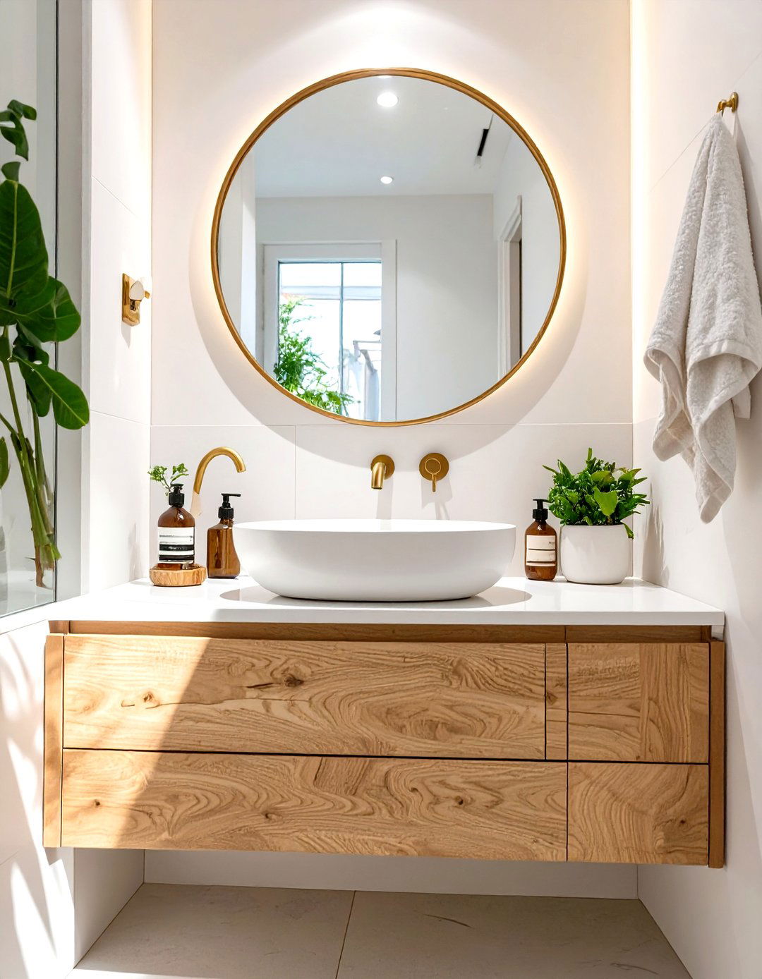 Small Bathroom Floating Vanities - 30 small bathroom trends 2025