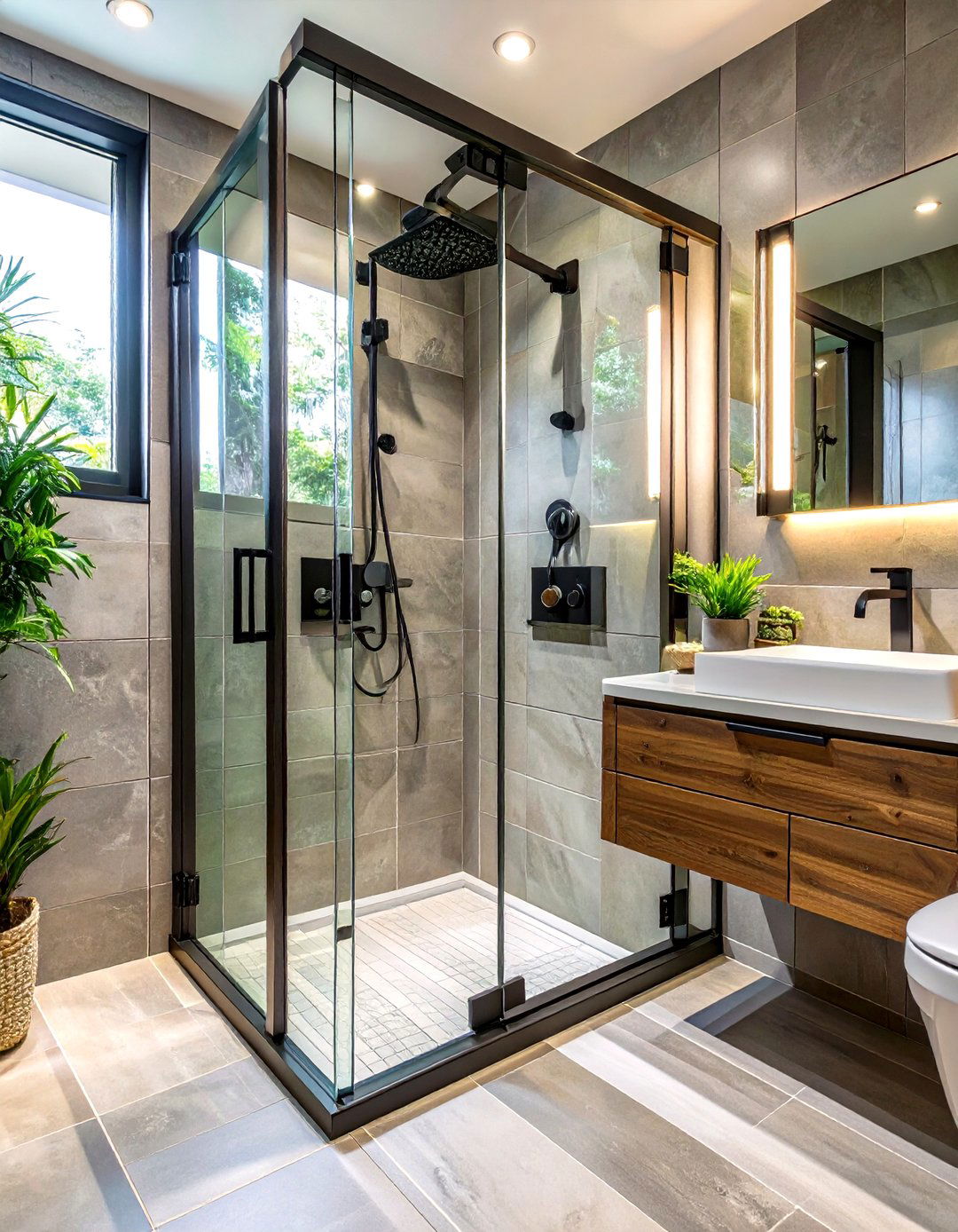 Small Bathroom Fluted Glass Panels - 30 small bathroom trends 2025
