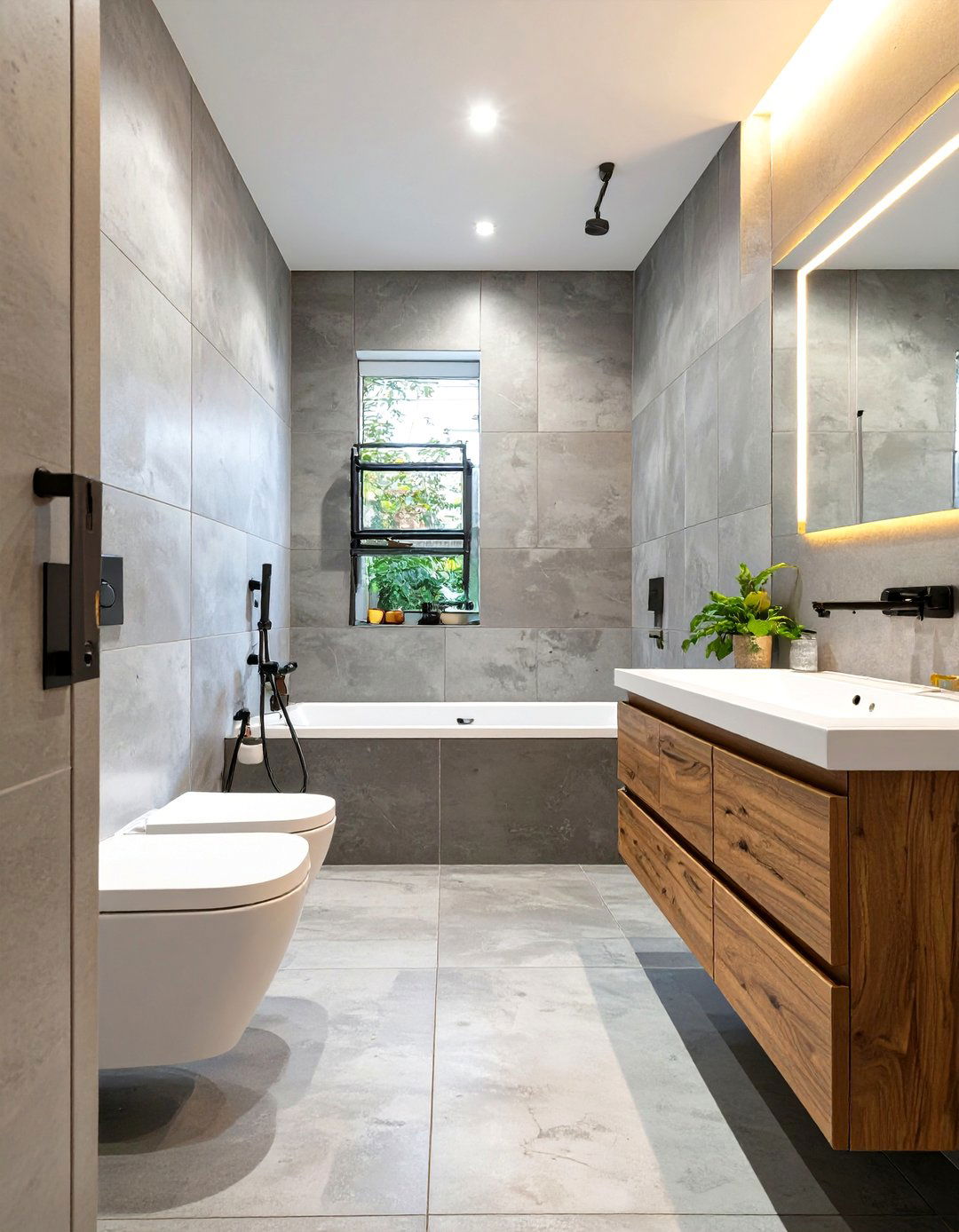 Small Bathroom Large Format Tiles - 30 small bathroom trends 2025