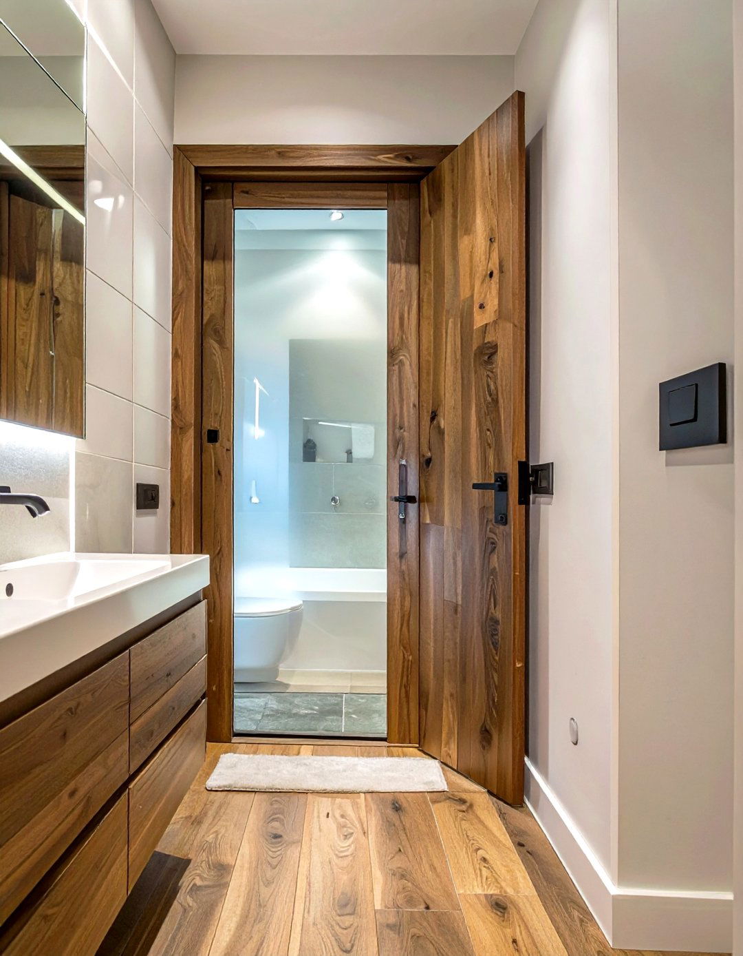 Small Bathroom Pocket Doors - 30 small bathroom trends 2025