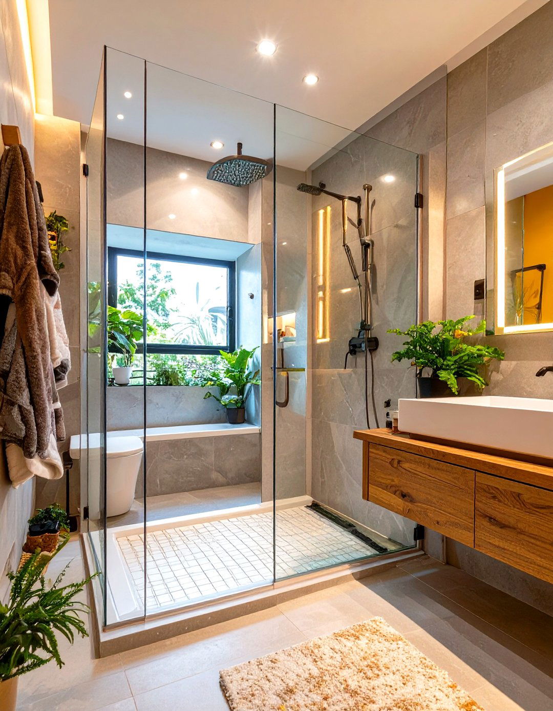 Small Bathroom Single Pane Glass Divider - 30 small bathroom trends 2025
