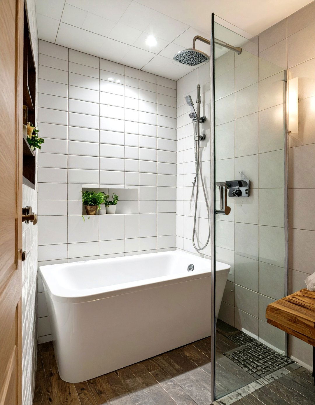 30 Tub in Shower Bathroom Ideas for Modern Homes