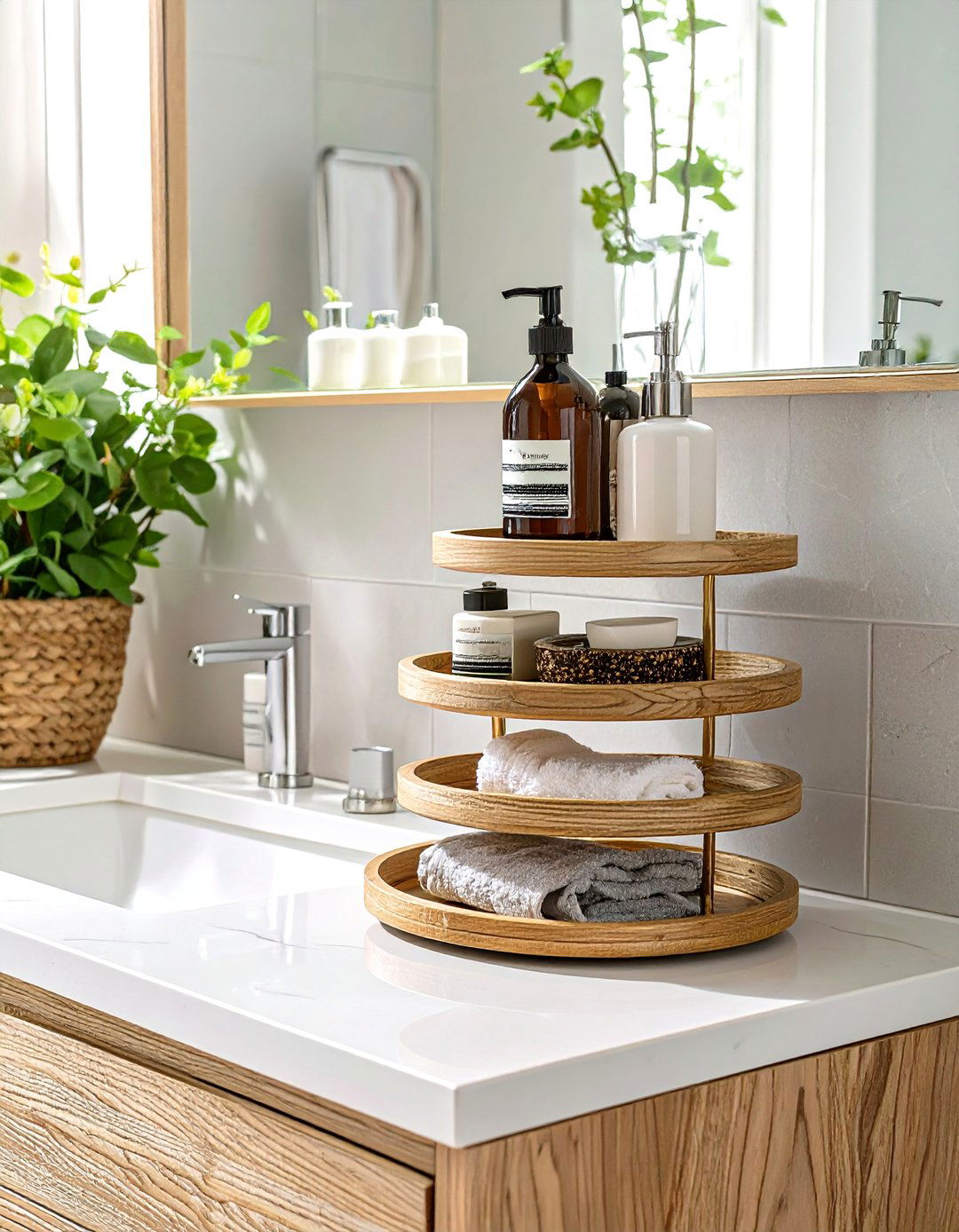 Small Bathroom Vanity Organization - 30 bathroom vanity decor ideas