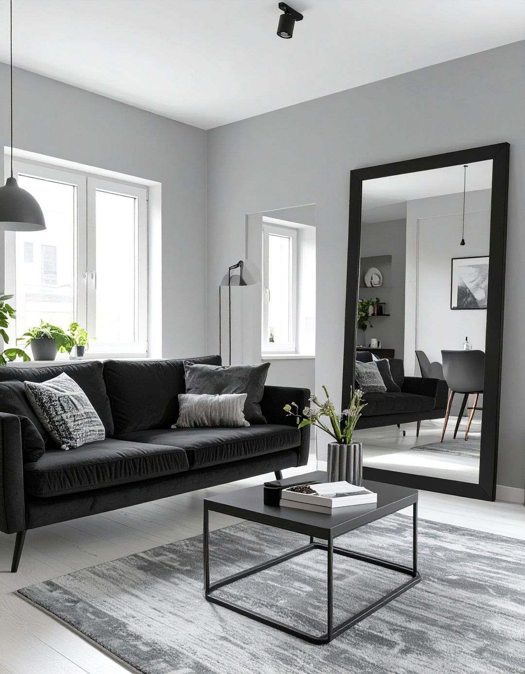 Small Black and Grey Living Room - 30 black and grey living room ideas