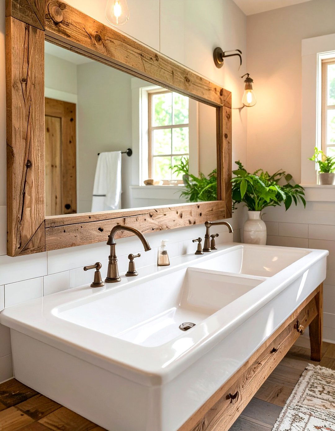 30 Small Farmhouse Bathroom Ideas for Rustic Charm