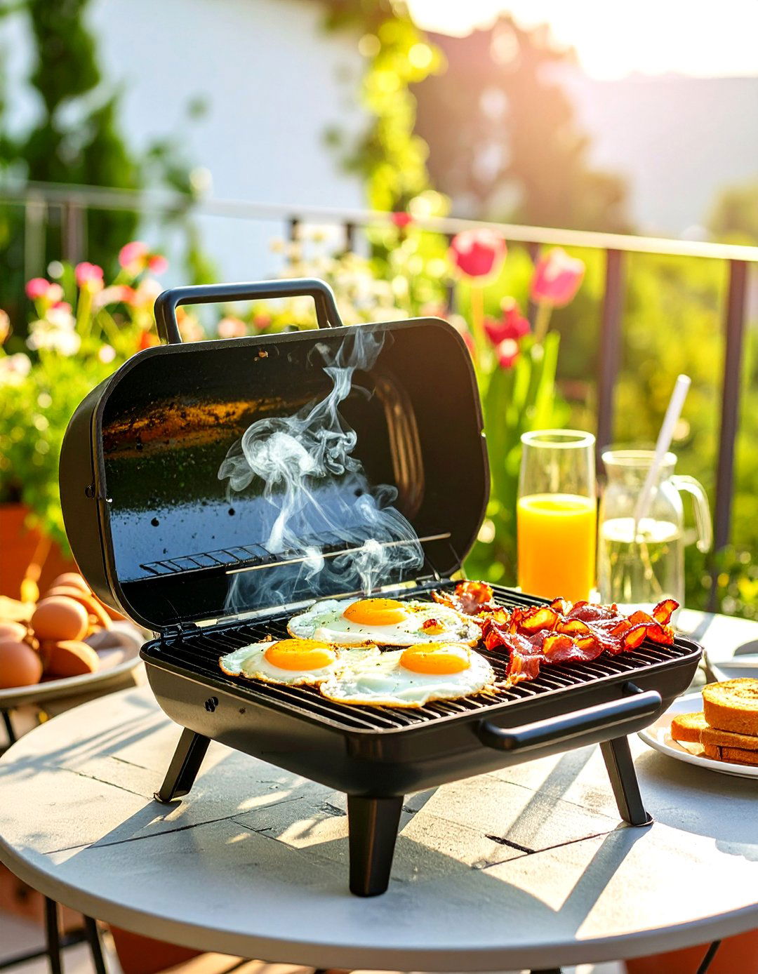 Small Flat Top Griddle Grill - 30 small patio grill ideas