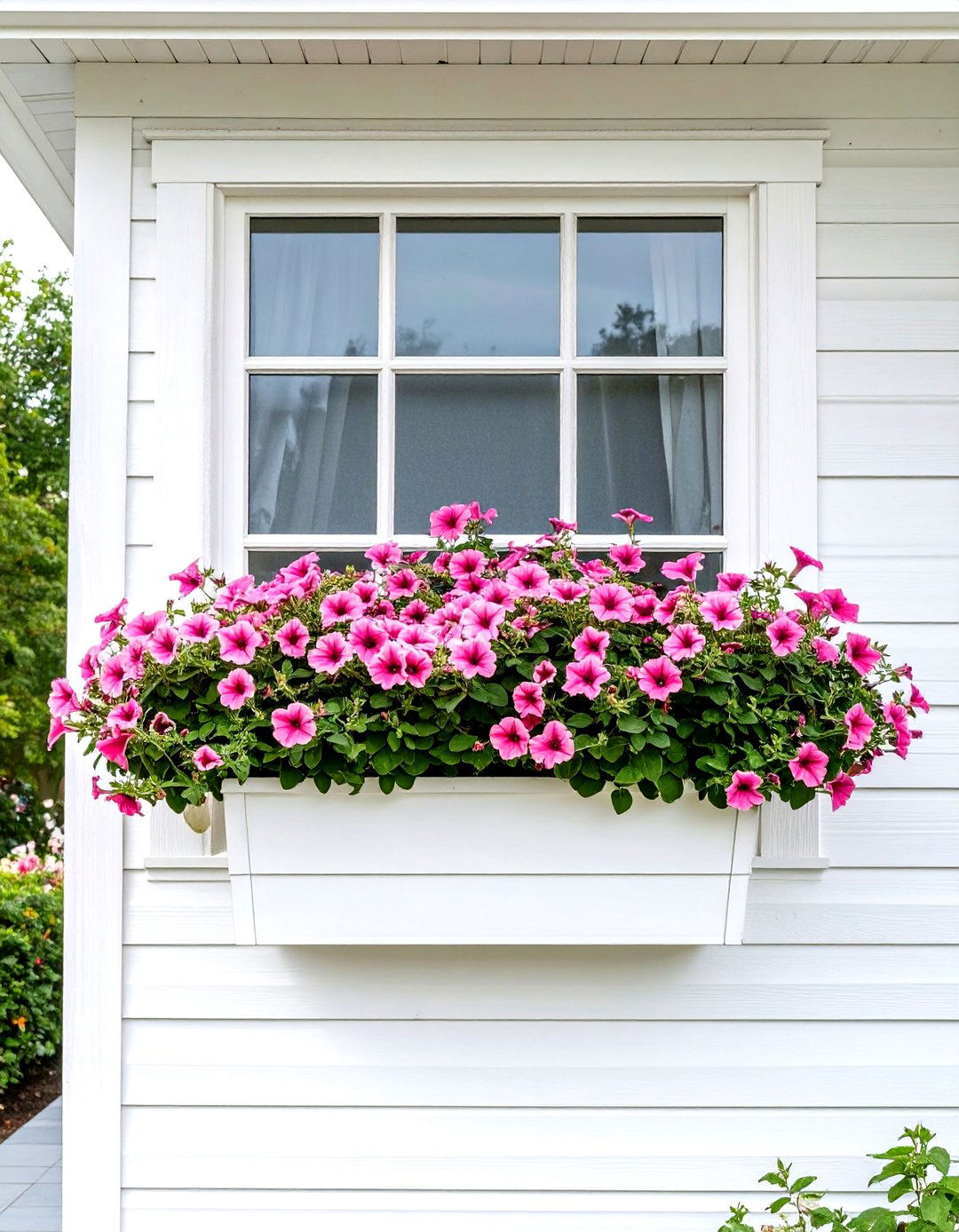 Small Front Porch with Window Boxes - 30 small front porch decorating ideas