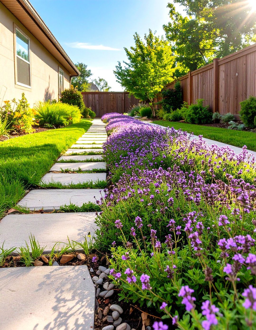 Small Front Yard with Groundcover Plants - 30 small front yard landscaping ideas