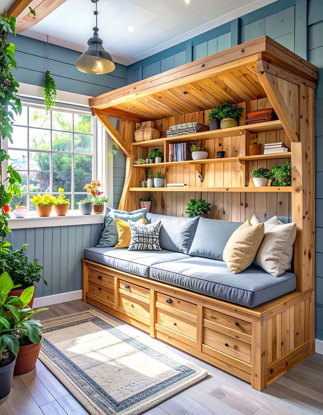 Small Garage Built In Storage Bench - 30 small garage man cave ideas