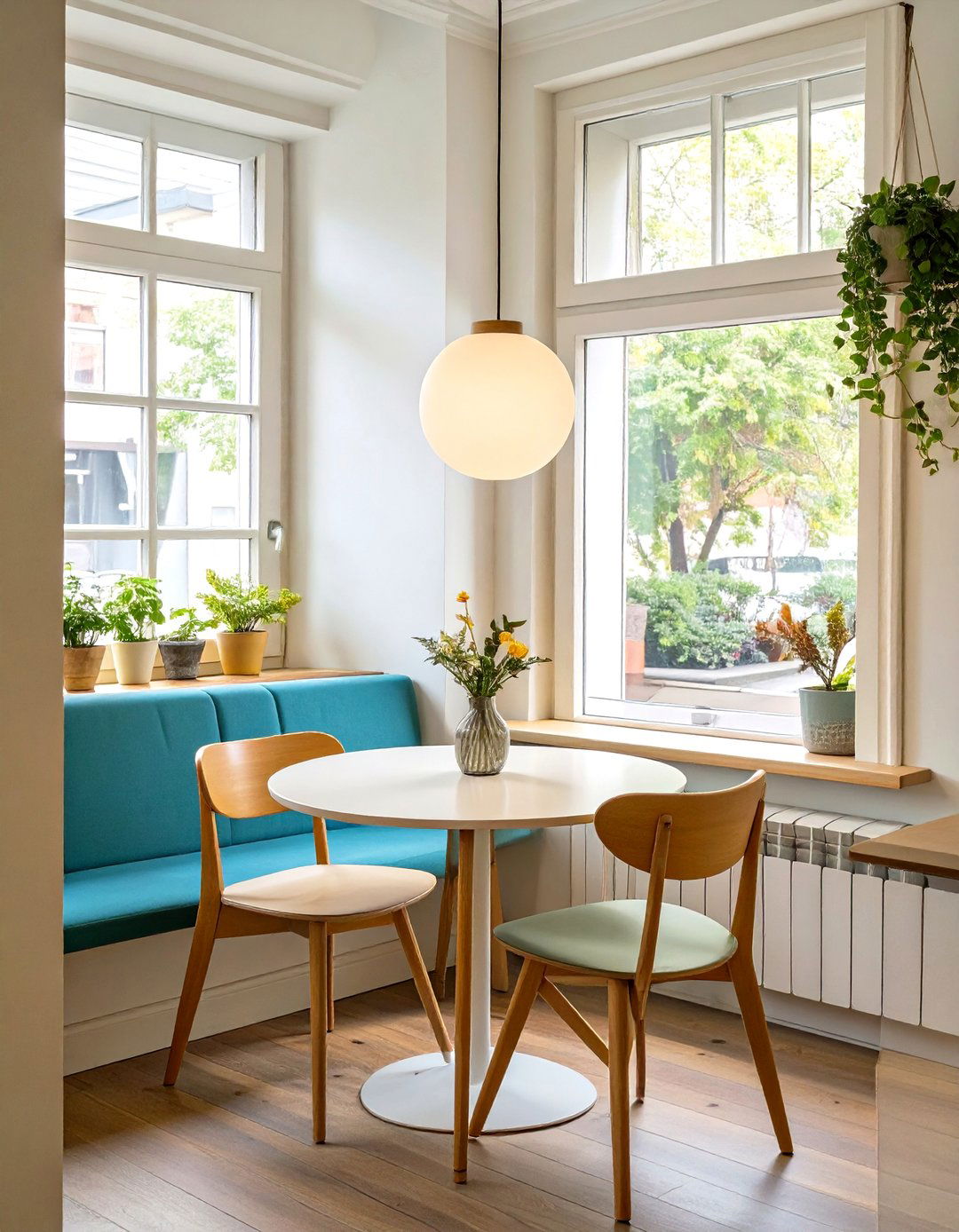 Small Globe Pendant Light - 30 small dining room lighting ideas