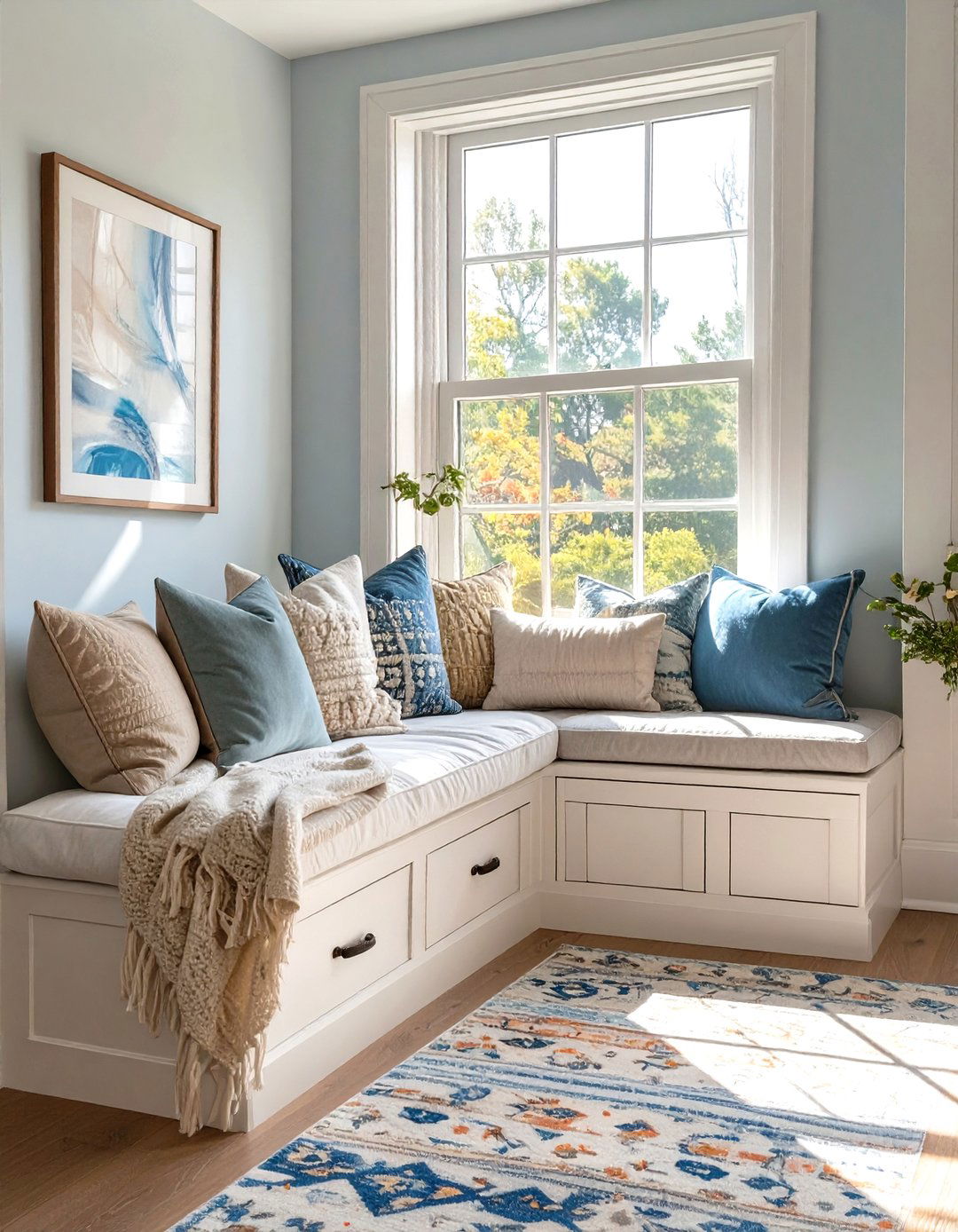 Small Guest Bedroom with a Built In Window Seat - 30 small guest bedroom ideas
