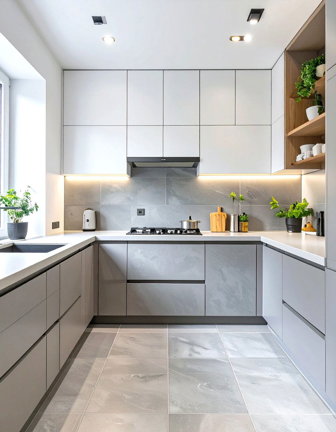 Small Kitchen Backsplash Using Large Format Tiles - 30 small kitchen backsplash ideas