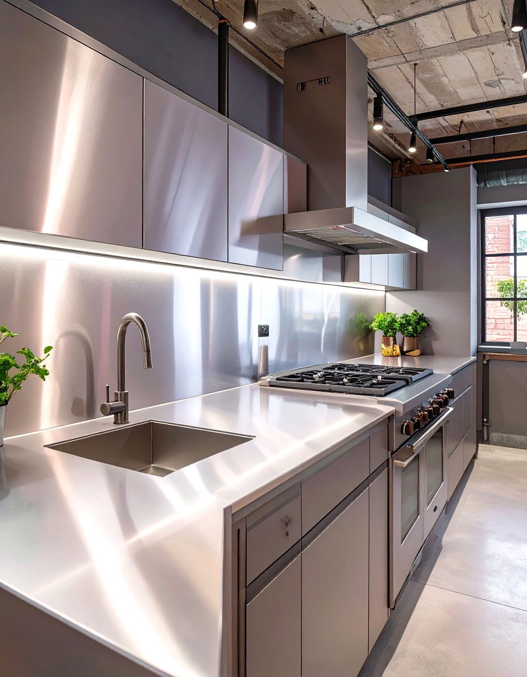 Small Kitchen Backsplash Using Stainless Steel Sheets - 30 small kitchen backsplash ideas