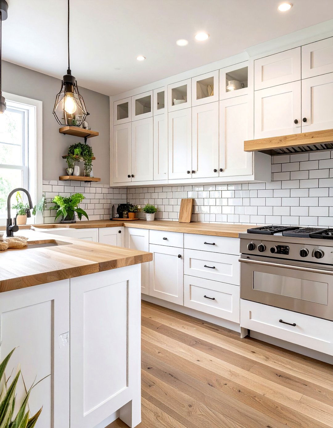 Small Kitchen Backsplash with Classic Subway Tiles - 30 small kitchen backsplash ideas