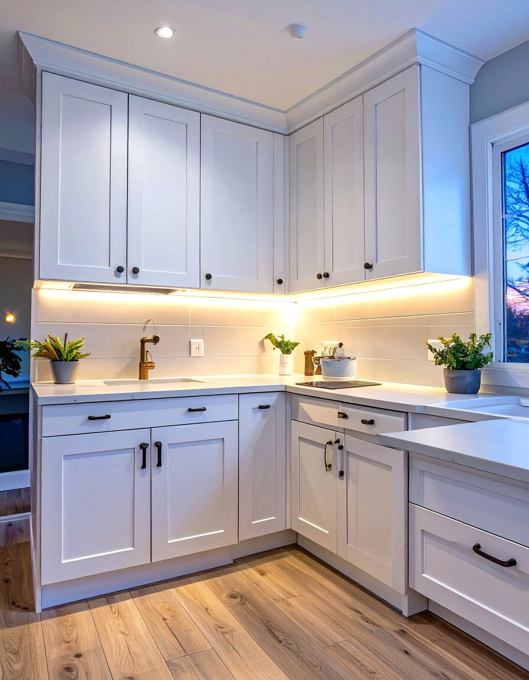 Small Kitchen Cabinets with Integrated Lighting - 30 small kitchen cabinet ideas