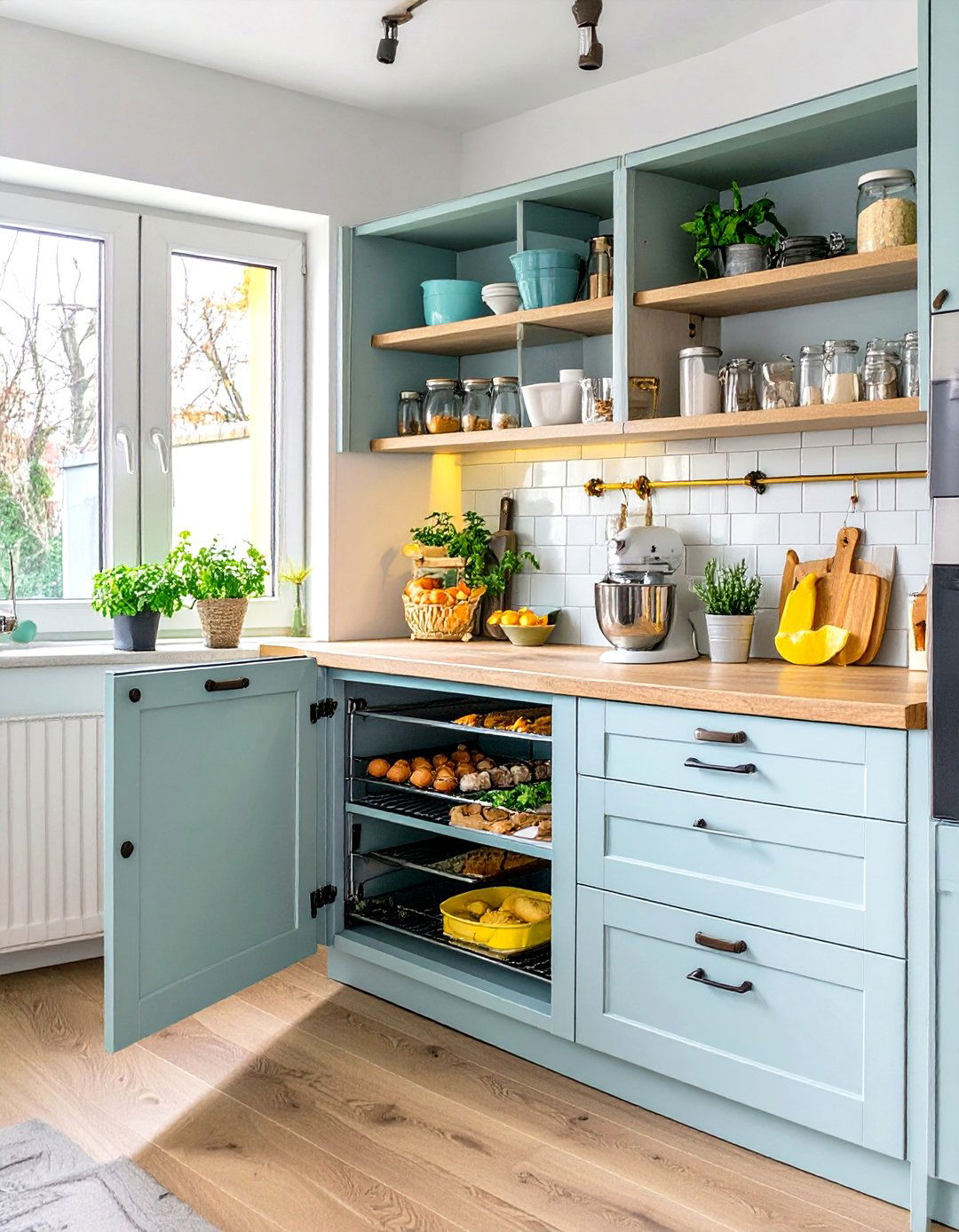 Small Kitchen Cabinets with Pocket Doors - 30 small kitchen cabinet ideas