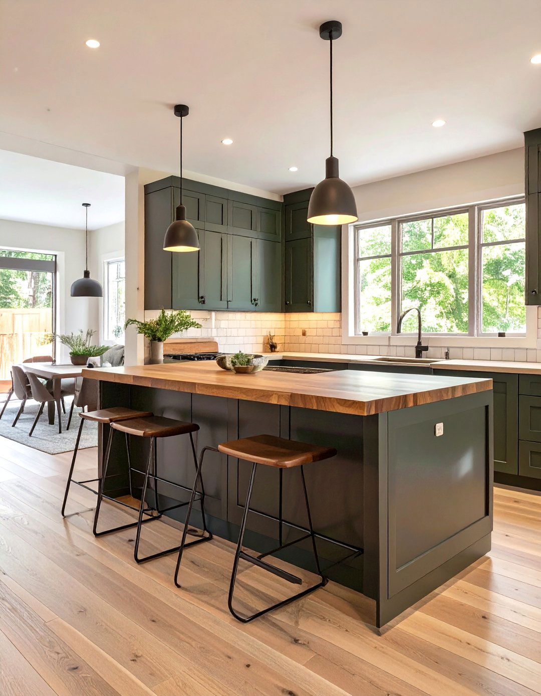 Small Kitchen Design with a Peninsula - 30 small kitchen designs photo gallery