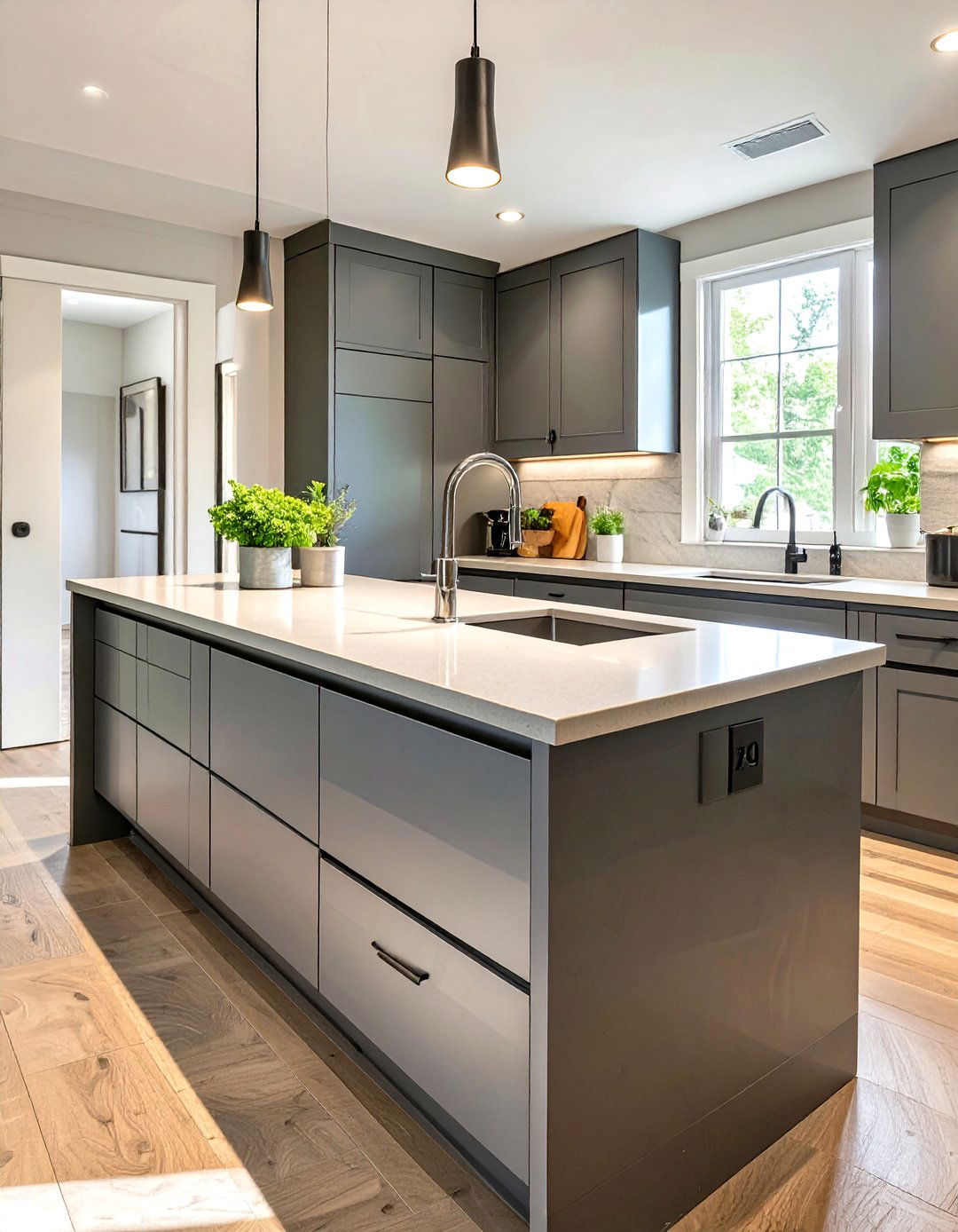 Small Kitchen Island with Integrated Sink - 30 small kitchen ideas with island
