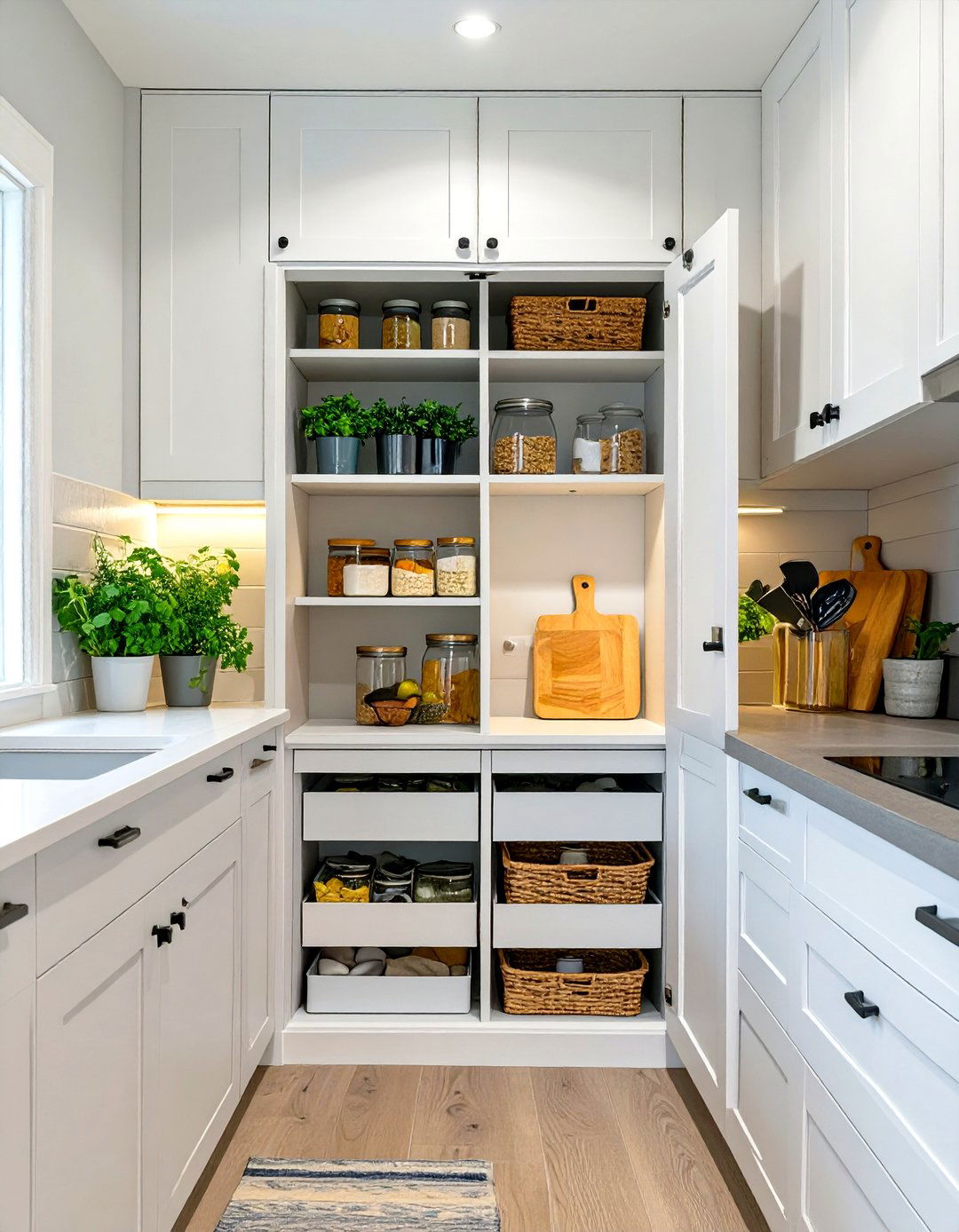 Small Kitchen Remodel with Pocket Doors - 30 small kitchen remodel ideas