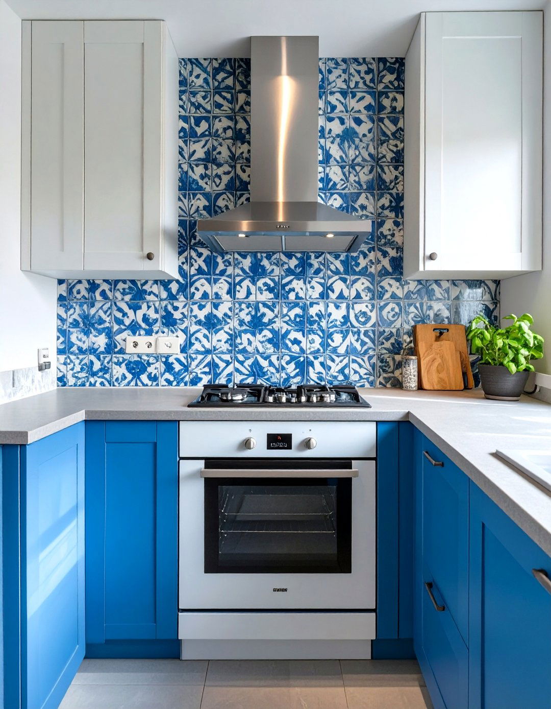 Small Kitchen Remodel with a Bold Backsplash - 30 small kitchen remodel ideas