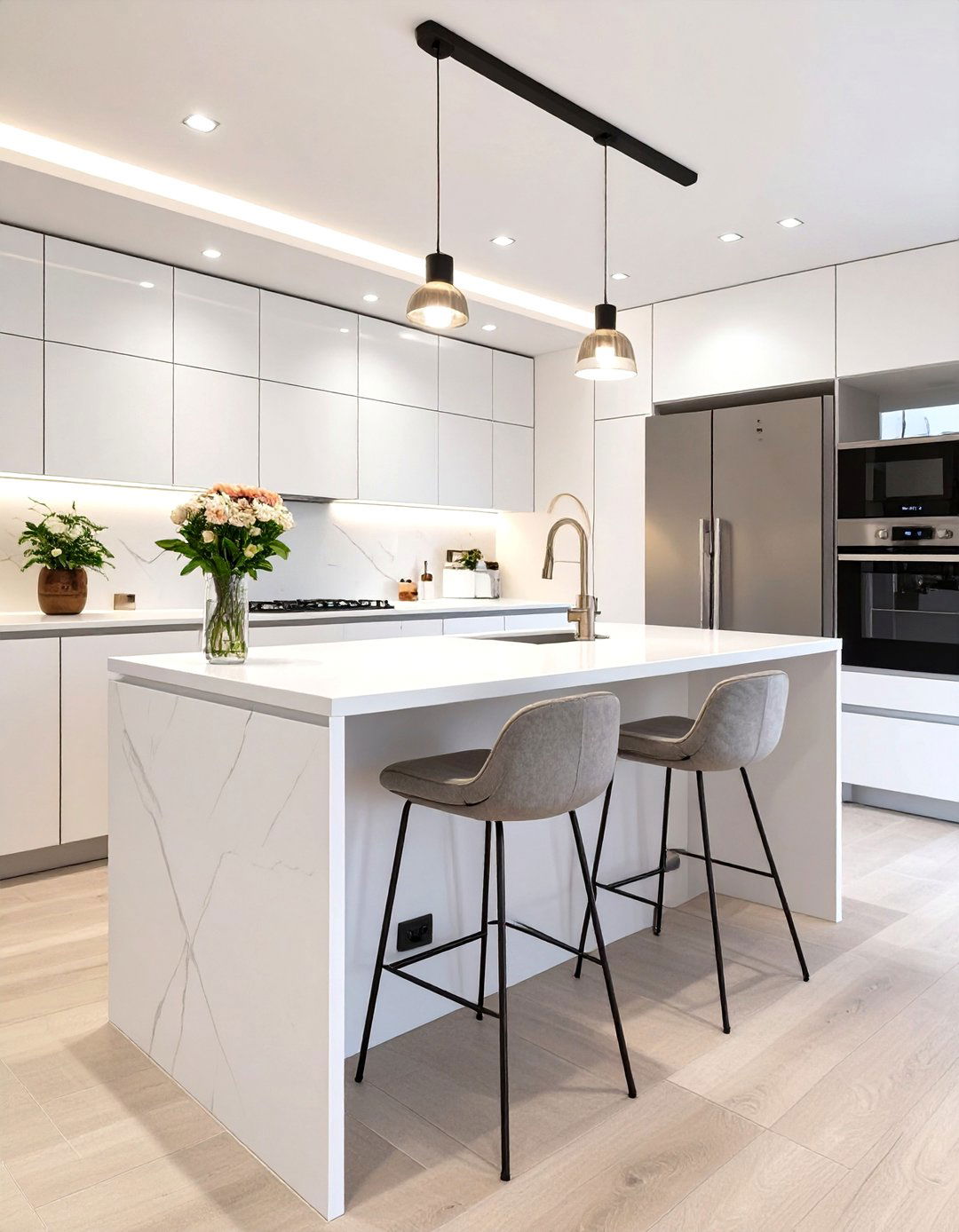 Small Kitchen Remodel with a Peninsula - 30 small kitchen remodel ideas