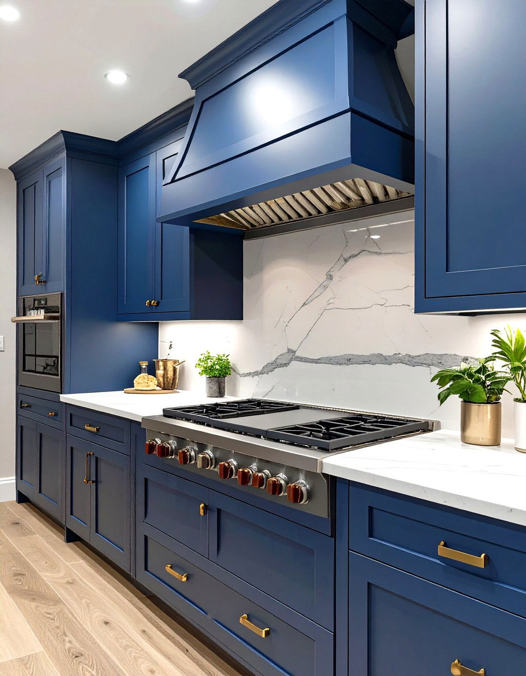 Small Kitchen with a Hidden Vent Hood - 30 small kitchen design ideas