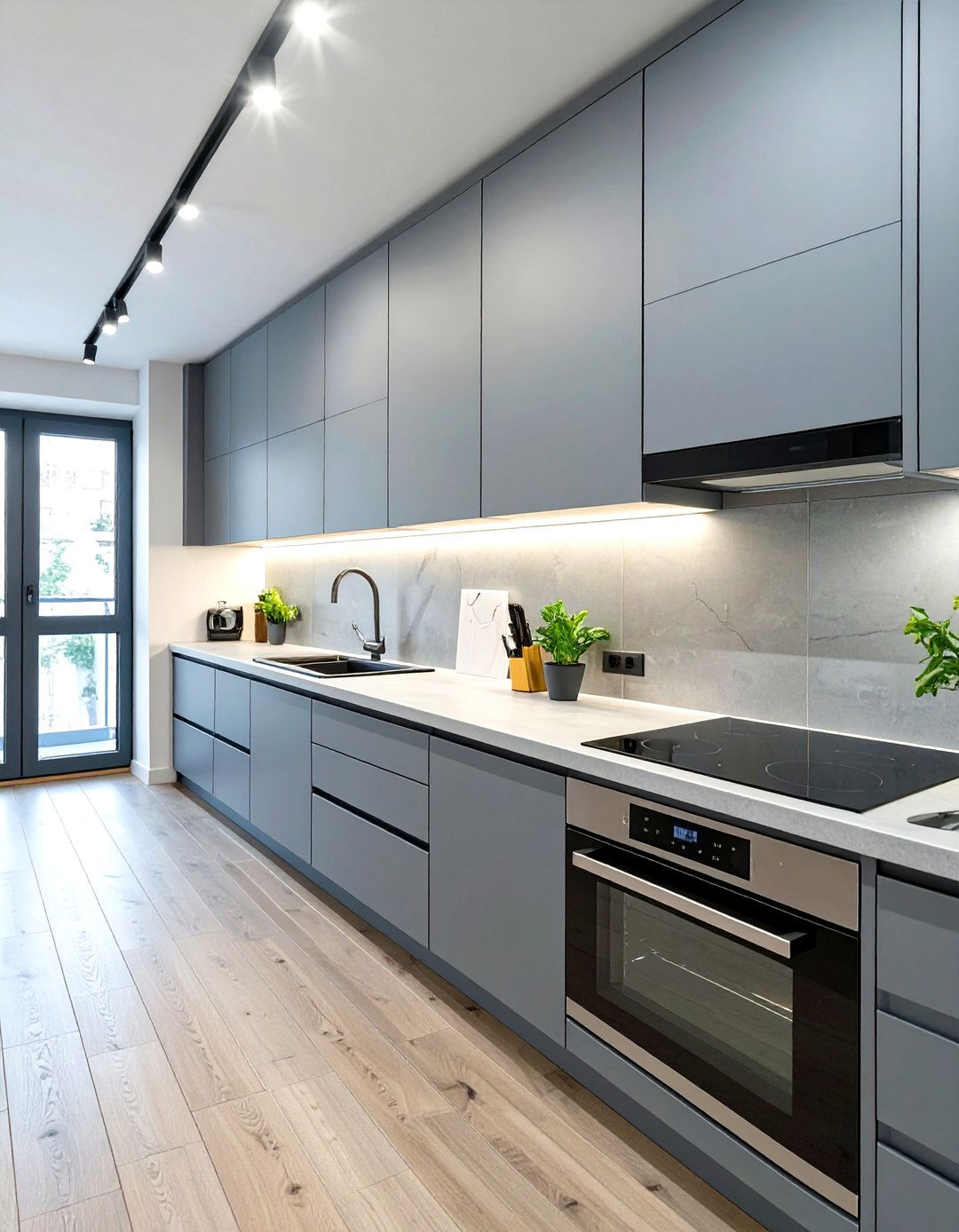 Small Kitchen with a Single Wall Layout