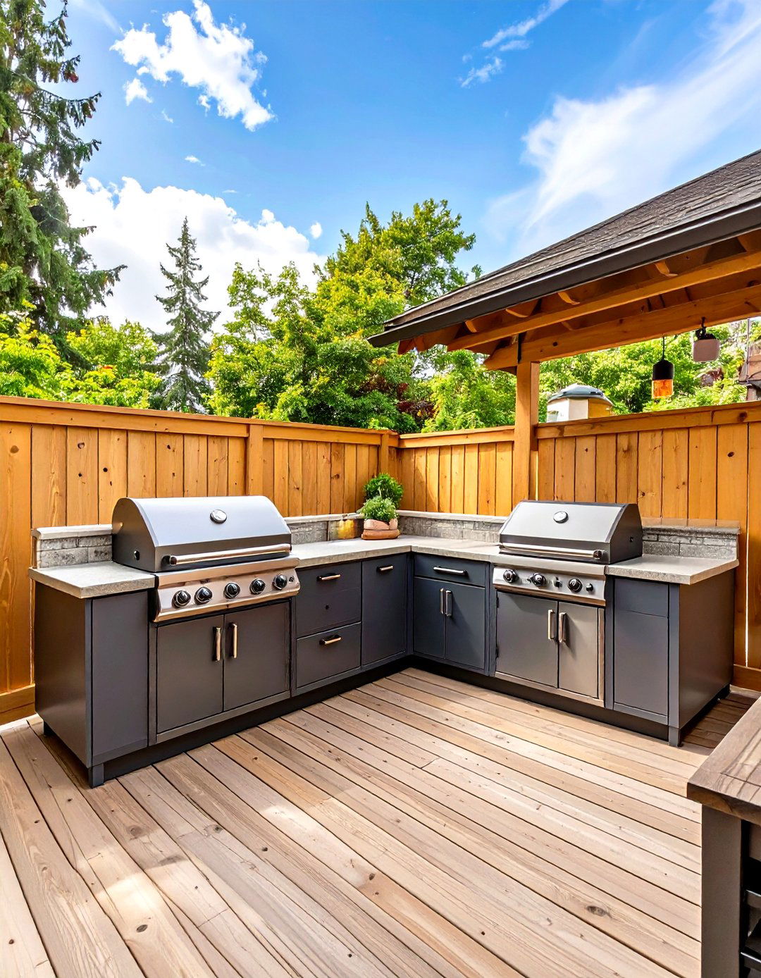 Small L Shaped Outdoor Kitchen Layout - 30 simple outdoor kitchen ideas