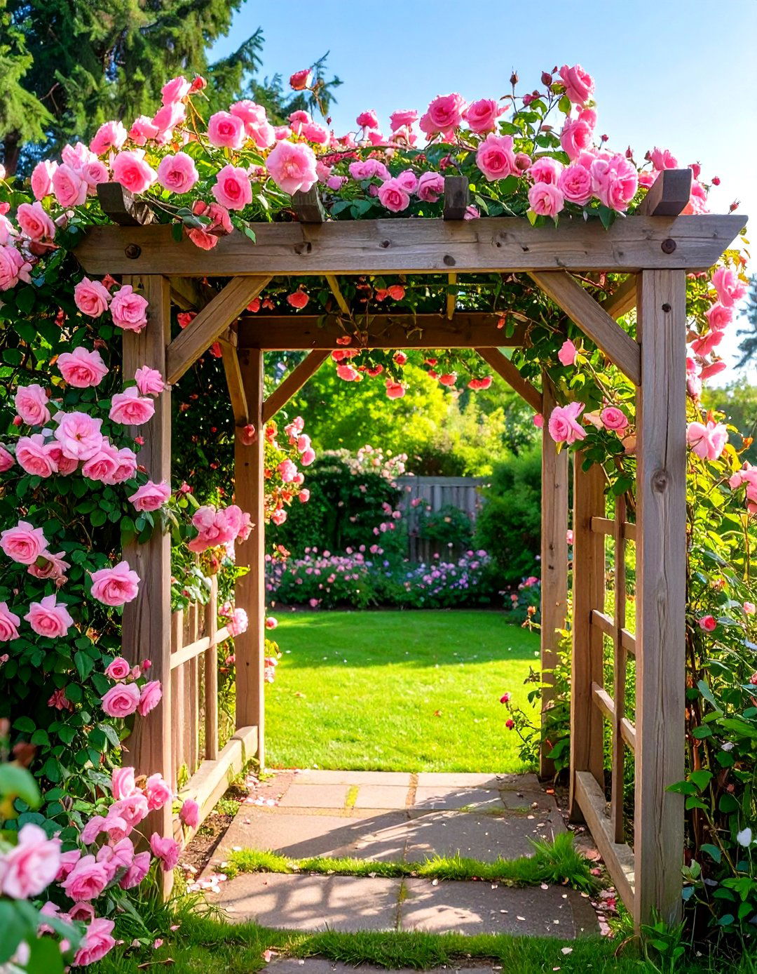Small Landscaping with Trellises and Arbors - 30 small landscaping ideas