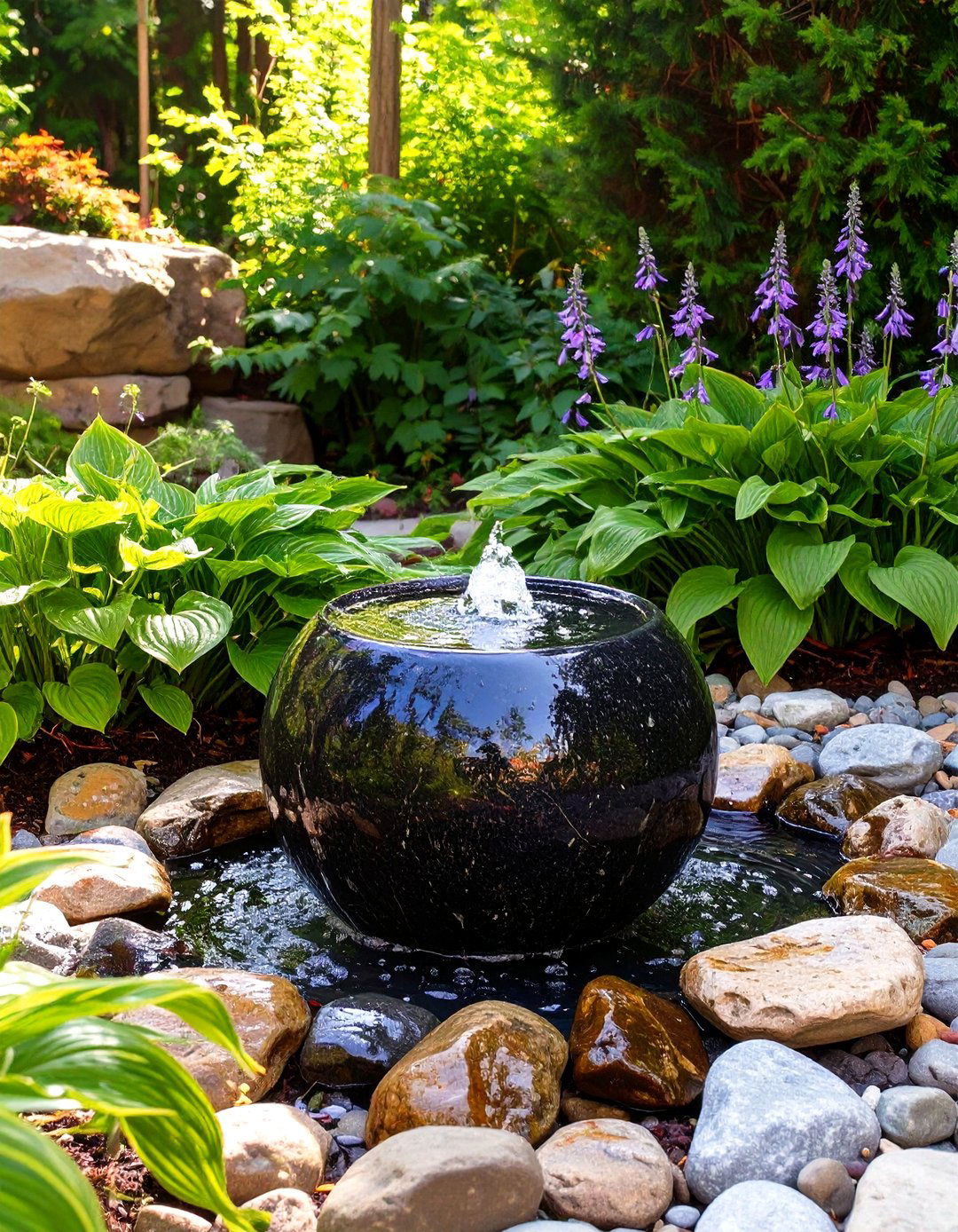 Small Landscaping with a Compact Water Feature - 30 small landscaping ideas