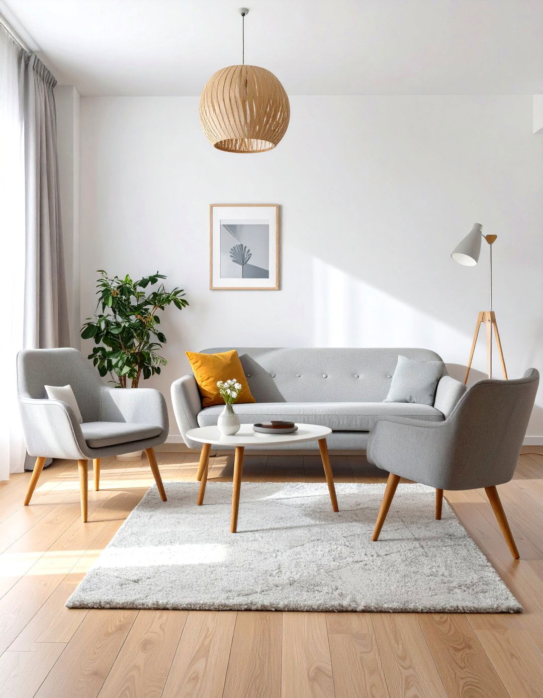 Small Living Room with Leggy Furniture - 30 small living room decor ideas