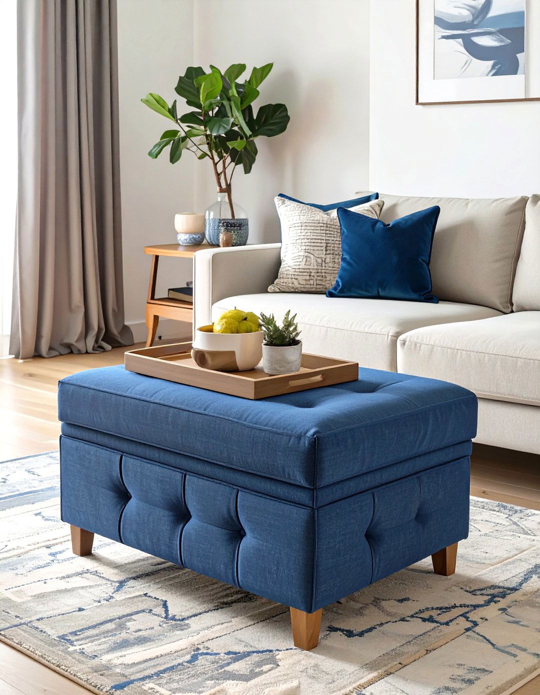 Small Living Room with Multifunctional Furniture - 30 small living room decor ideas